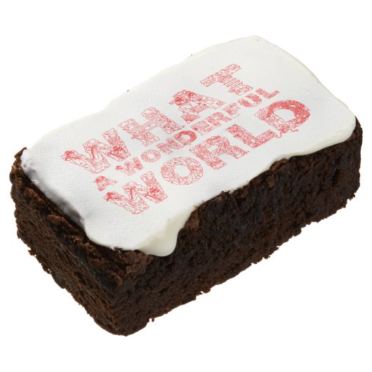 What A Wonderful World Brownie (Angled)