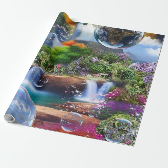 What a Wonderful World I live in Wrapping Paper (Unrolled)