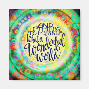 What a Wonderful World Inspirivity Magnet