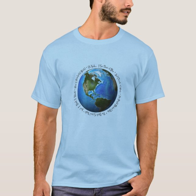 What A Wonderful World T-Shirt (Front)