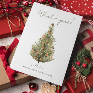 What A Year!  Christmas Holiday Card