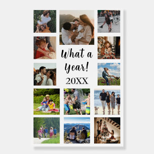 What a Year Family Summary Foam Board