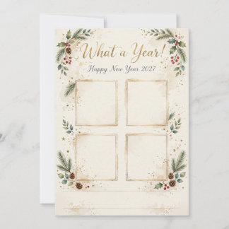 What a Year! Happy New Year 2027 Photo Card