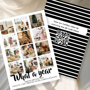 What a Year Interactive Christmas Personalized Holiday Card
