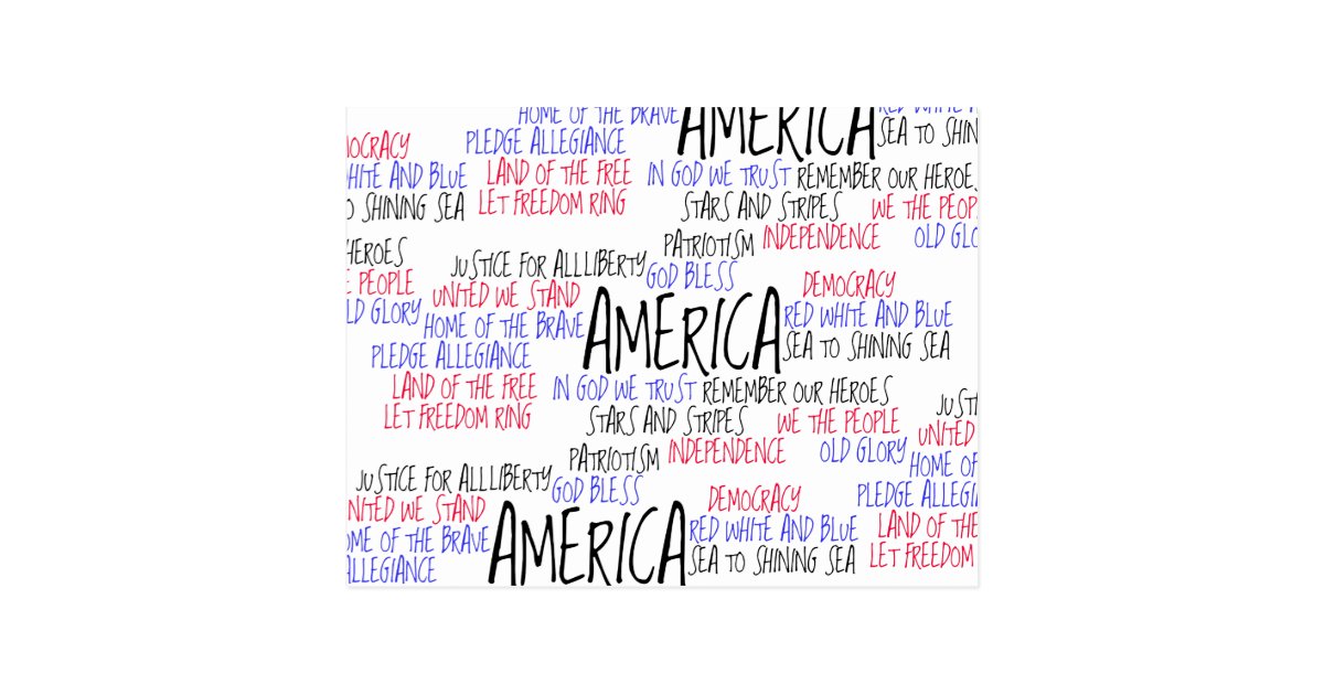 what-america-means-to-me-postcard-zazzle