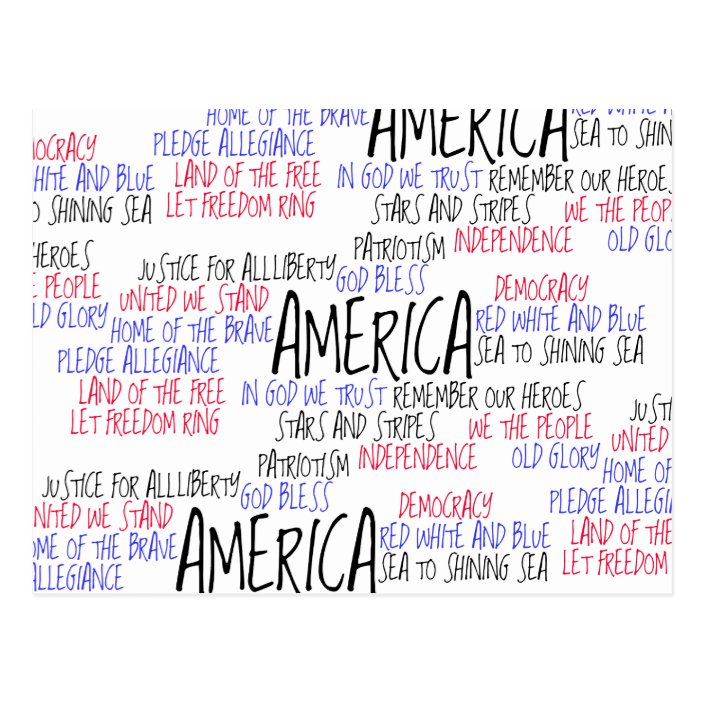 what-america-means-to-me-postcard-zazzle