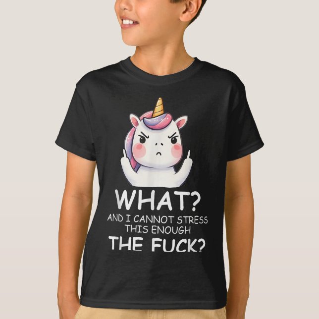 What &amp; I Cannot Stress This Enough The Fck Sig T-Shirt (Front)