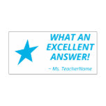 [ Thumbnail: "What An Excellent Answer!" Feedback Rubber Stamp ]