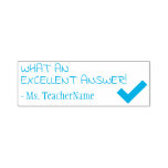 [ Thumbnail: "What An Excellent Answer!" Marking Rubber Stamp ]
