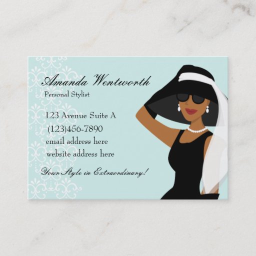 Customizable What an Extraordinary Hat! Business Card Template
