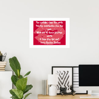 What are all these kissings worth poster