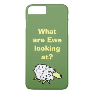 What are "ewe" looking at? iPhone 8 plus/7 plus case