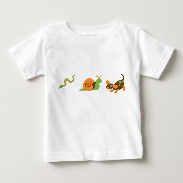 What Are Little Boys Made of Baby T-Shirt (Front)