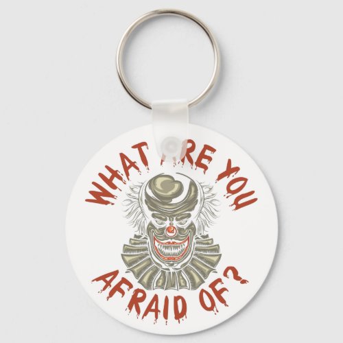 What Are You Afraid Of Keychain