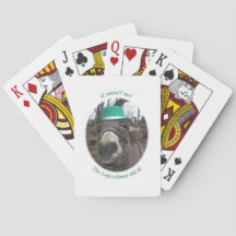 "What are you looking at?" Playing Cards