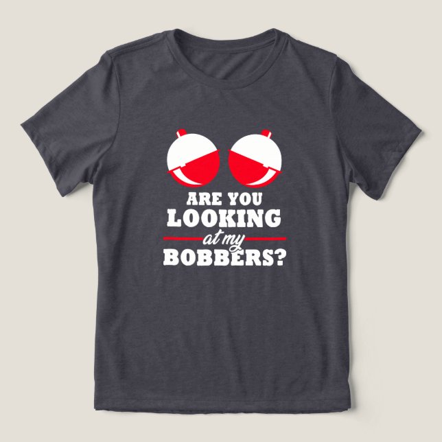 WHAT ARE YOU LOOKING AT Tri-Blend SHIRT (Design Front)