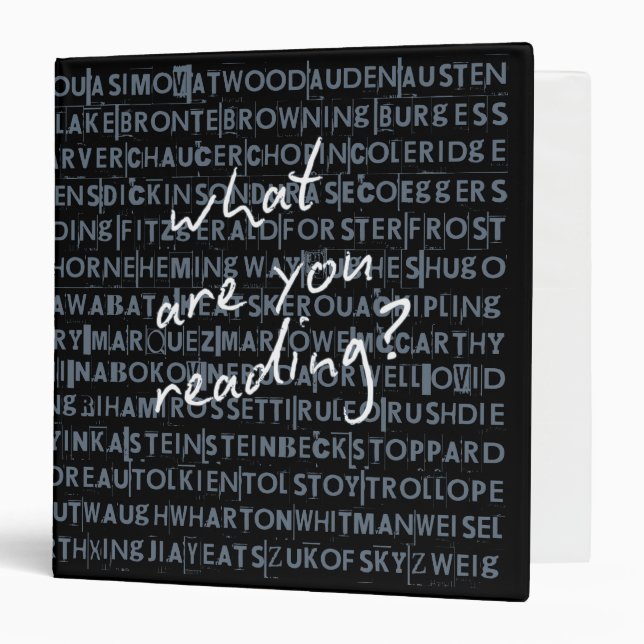 What Are You Reading Authors Binder (Front/Inside)