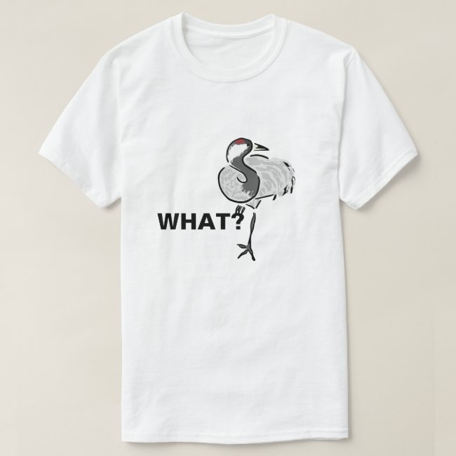 What asks heron bird. Funny customizable