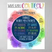 What Can I Control Classroom Poster | Zazzle