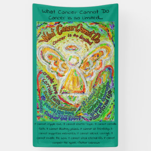 What Cancer Cannot Do Angel Art Custom Banner