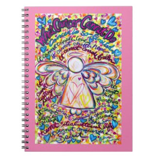 What Cancer Cannot Do Angel Art Journal Notebooks