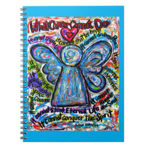 What Cancer Cannot Do Angel Art Notebook Journal