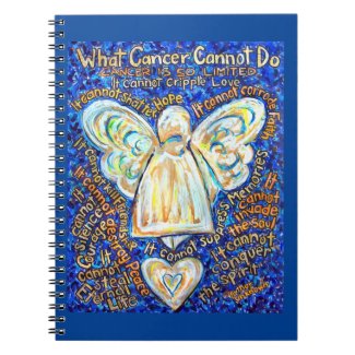What Cancer Cannot Do Angel Art Notebook Journal