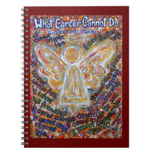 What Cancer Cannot Do Angel Art Notebook Journal