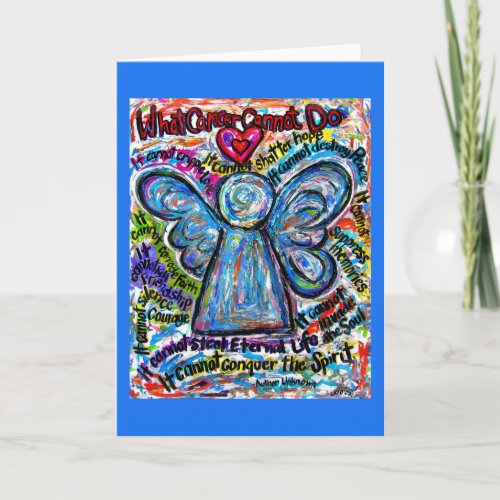 What Cancer Cannot Do Custom Art Greeting Card