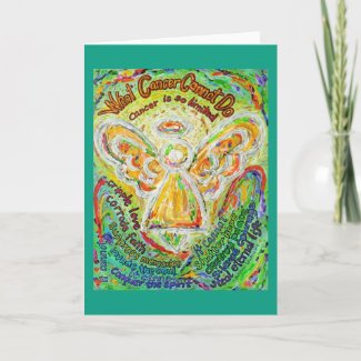 What Cancer Cannot Do Custom Art Greeting Cards