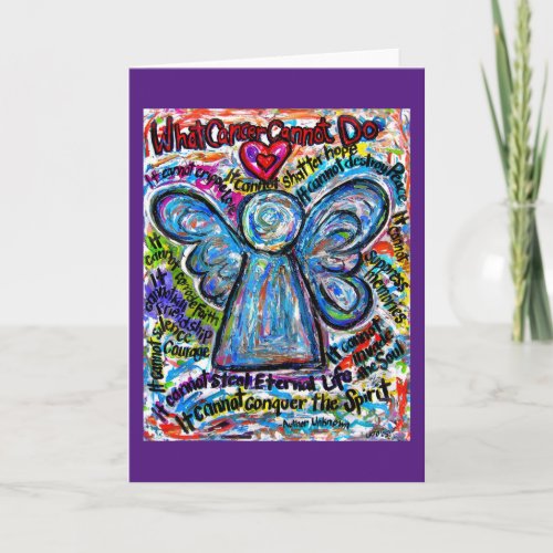 What Cancer Cannot Do Custom Art Greeting Cards