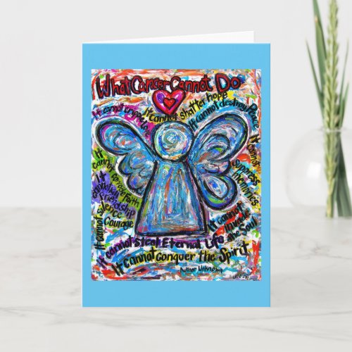 What Cancer Cannot Do Custom Art Greeting Cards