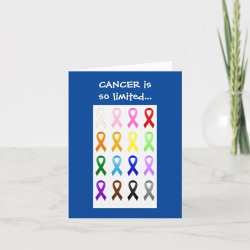 What Cancer Cannot Do Folded Greeting Card