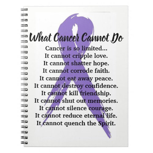 What Cancer Cannot Do journal all cancers ribbon