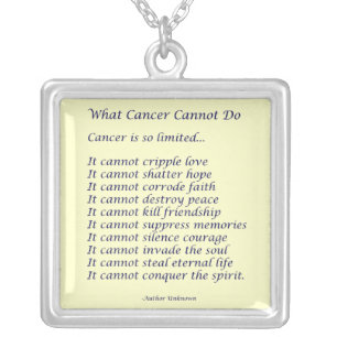 What Cancer Cannot Do Necklace Jewelry