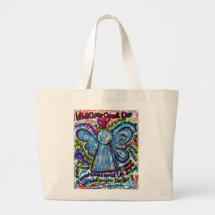 What Cancer Cannot Do Poem Angel Art Bag Tote