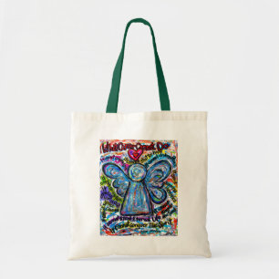 What Cancer Cannot Do Poem Angel Art Tote Bag