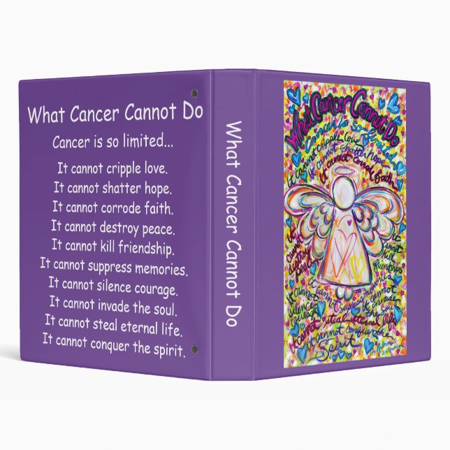What Cancer Cannot Do Poem Angel Binder (Background)