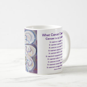 What Cancer Cannot Do Poem Angel Coffee Cup Mug