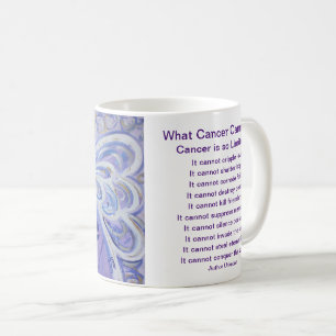 What Cancer Cannot Do Poem Angel Coffee Cup Mug