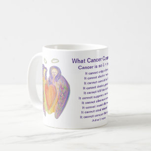 What Cancer Cannot Do Poem Angel Coffee Mug Cup