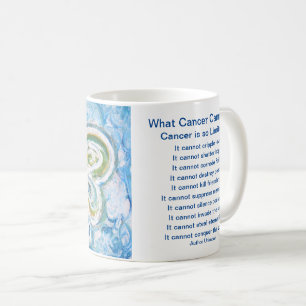 What Cancer Cannot Do Poem Angel Coffee Mug Cup