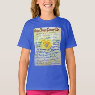 What Cancer Cannot Do Poem Angel Custom Shirts