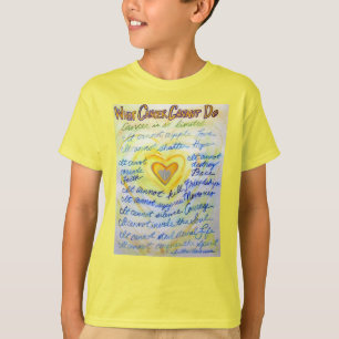 What Cancer Cannot Do Poem Angel Custom T-Shirts