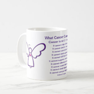 What Cancer Cannot Do Poem Art Coffee Cup Mug