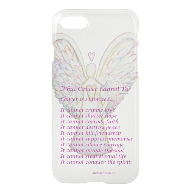 What Cancer Cannot Do Poem Custom iPhone 7 Case (Back)