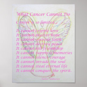 BREAST CANCER AWARENESS WHAT CANCER CANNOT DO PERSONALIZED POEM MEMORY GIFT