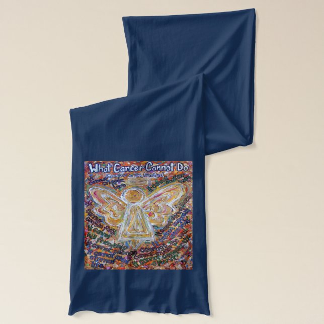What Cancer Cannot Do Southwest Scarf Art Design (Left)