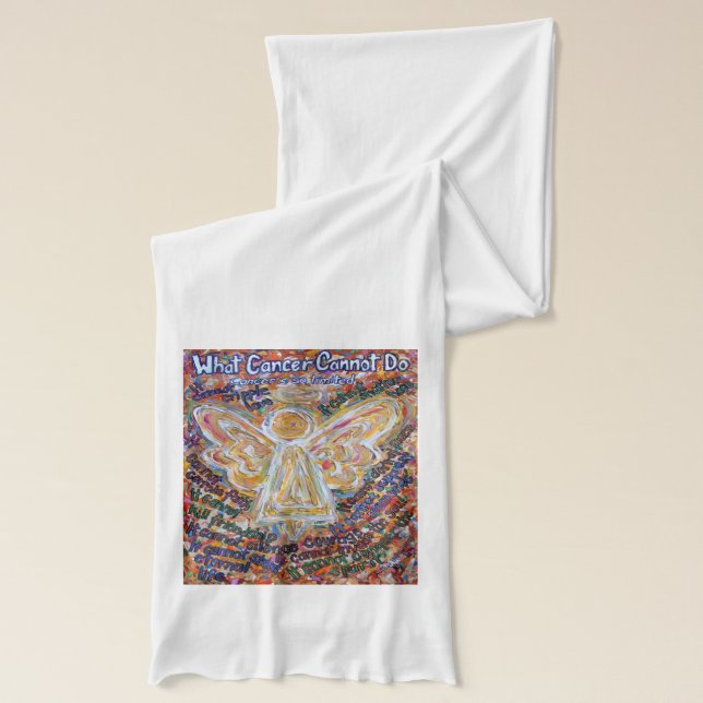What Cancer Cannot Do Southwest Scarf Art Design (Left)