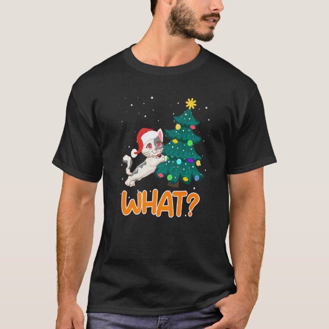 What cat fir tree kitten T-Shirt (Front)